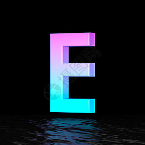 青色洋红色字体字母 E 3背景图片