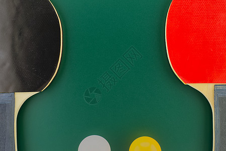 红桌和黑桌网球架锦标赛锻炼桌子挑战乒乓球球拍行动活动闲暇乒乓图片
