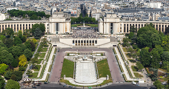 巴黎埃菲尔铁塔花园冠军旅行地标绿色旅游天线吸引力建筑学城市背景图片