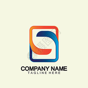 商业企业字母 S 标志设计矢量办公室艺术丝带推广公司技术插图营销品牌标签背景图片