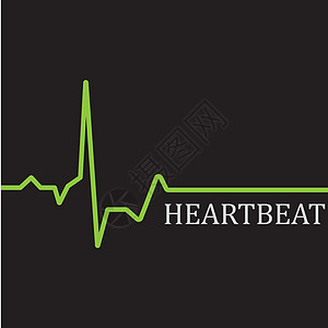 心跳监测脉冲线艺术矢量 iconEcg 心跳 心脏病学符号 心脏病专家的标志 医疗图标药品监视器韵律邮政曲线心电图诊断脉冲海浪有图片