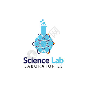 科学实验室标志 实验室管标志模板设计生物学店铺品牌实验插图海豹测试化学品教育灯泡图片