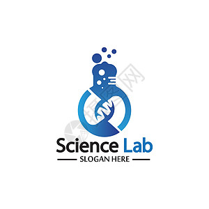科学实验室标志 实验室管标志模板设计生物学实验品牌标识烧瓶测试海豹技术玻璃药店图片