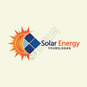 太阳太阳能标志设计模板 太阳能技术标志设计生态圆圈网络标识活力玻璃品牌创新公司回收图片