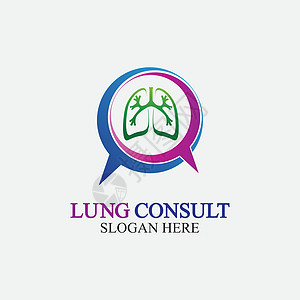 肺部咨询商业插图医生身体讲话标识消息技术顾问公司图片