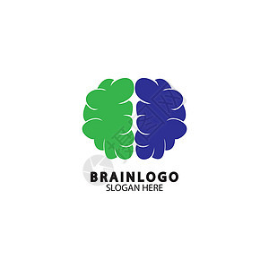 大脑标志设计概念向量智力医院教育思考插图技术天才健康心理学创新图片