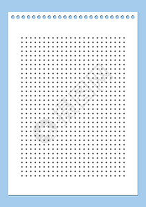 网格纸 白色背景上的虚线网格 带点的抽象点缀透明插图 学校文案笔记本日记笔记横幅印刷本的白色几何图案图表装饰品技术记事本教育黑色图片