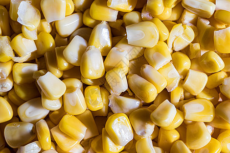 黄色未煮玉米内核的纹理蔬菜粮食养分营养生产种子碎粒食物核心宏观图片
