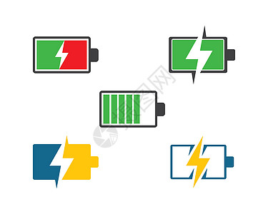 电池图标标志图 vecto电压螺栓电气细胞收费化学品指标插头霹雳碱性图片