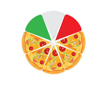 比萨饼图标标志图 vecto菜单烹饪厨房味道午餐咖啡店食物商业插图服务图片