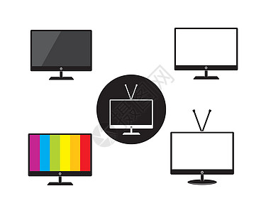它制作图案电视图标标志矢量图娱乐电影插图手表监视器屏幕视频图片电脑技术图片