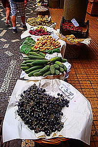 数字绘画 代表市场上的一篮新鲜果子茶点香蕉健康植物水果橘味蔬菜收成热带饭馆图片