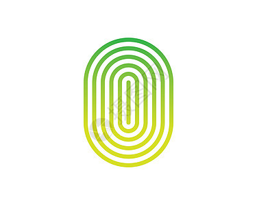指纹标志图标插图矢量模板安全技术打印隐私手指密码警察犯罪钥匙识别图片