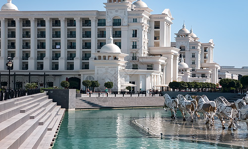 地中海度假胜地游乐园的建筑结构图ACONF 1986 附件一吸引力楼梯旅游港口公园雕像酒店景观大道房子图片