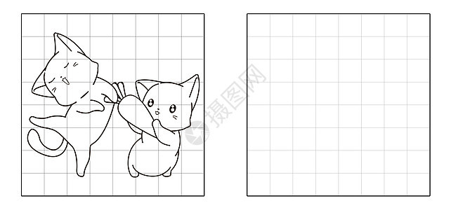 猫和胡萝卜卡通图片图片