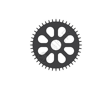 齿轮徽标模板矢量图标它制作图案车轮传播驱动圆圈功率商业技术金属公司传动图片