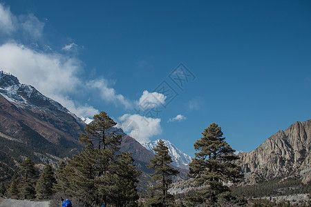 阿纳普尔纳环流 马沙扬迪河谷的山脉自由太阳风景阳光公园旅游峡谷远足者旅行天空图片