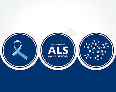ALSA肌萎缩侧索硬化意识月的病媒说明宣传诊断保健治愈硬化卫生海报艺术肌肉疾病图片