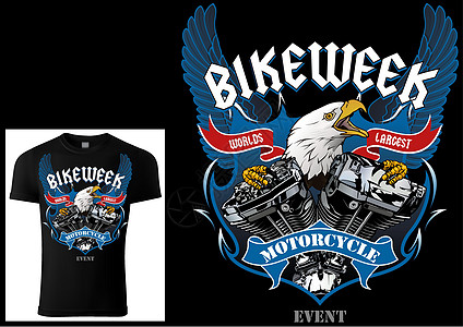 用 Eagle 和 Engin 为骑自行车的人设计 T 恤图片