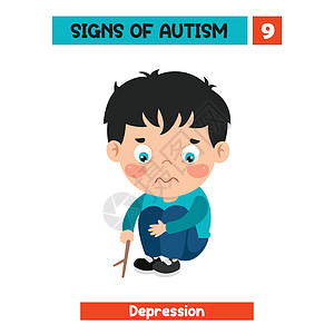 自闭症意识的概念图健康心理学卫生保健理疗精神病人拼图情绪情感图片