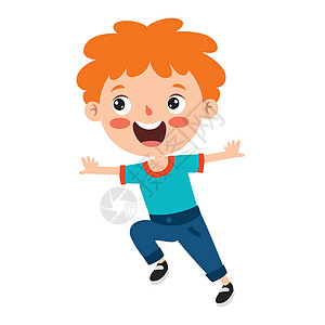 滑稽博的姿势和表情快乐优胜者庆典童年领导者智慧广告幼儿园胜利手势图片