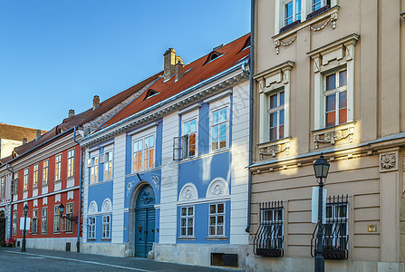 匈牙利布达佩斯布达街Buda街旅游旅行城市地标建筑学街道历史观光首都建筑图片