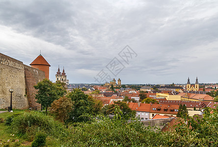 匈牙利Eger 观点 匈牙利旅行旅游历史教会城市堡垒建筑城堡全景景观图片