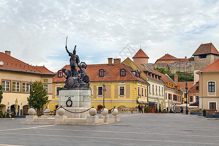 匈牙利纪念碑城堡雕塑堡垒旅游历史性历史建筑学雕像市中心建筑图片