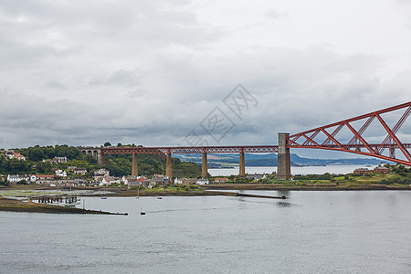 连接南皇后区爱丁堡和北皇后区费夫的苏格兰福特铁路桥旅游旅行海岸建筑学悬臂天空工程城市入口交通图片