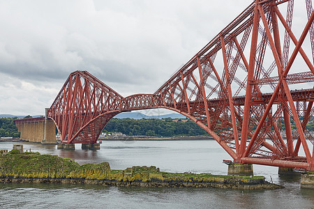 连接南皇后区爱丁堡和北皇后区费夫的苏格兰福特铁路桥旅游生活桥梁天线悬臂海岸地标旅行城市建筑学图片