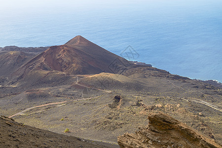 加那利群岛火山岛拉斯帕尔马斯海岸线图片