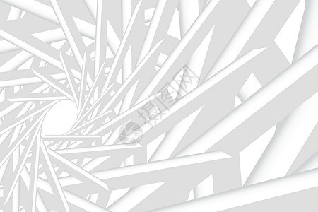 圆 vecto 中旋转棱镜的摘要白色阴影灰色绘画水晶建筑几何艺术插图数字图片