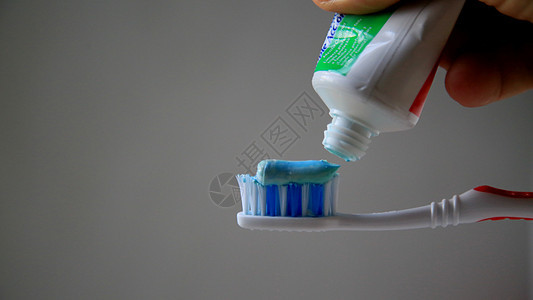 牙刷和牙膏保健牙医化妆品药品回收凝胶浴室牙科产品奶油图片