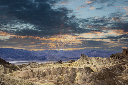 Zabriskie点 死亡谷 加州 我们a基点天气沙漠荒地扎布里斯图片