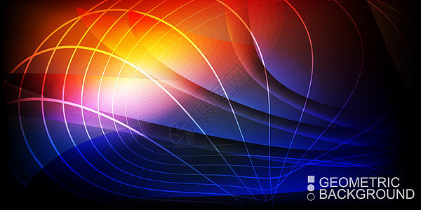 几何彩色背景商业几何学创造力黑色艺术品马赛克卡片网络艺术技术图片