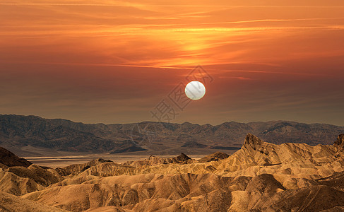 Zabriskie点 死亡谷 加州 我们a基点天气沙漠荒地扎布里斯图片