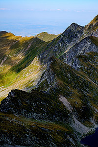 高山山脉全景高度冰川风景远足首脑假期旅行蓝色石头图片