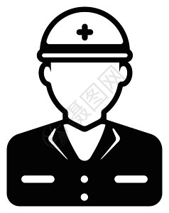 工人头像图标说明上半身蓝领工人建筑工人人士工作操作员插图腰部职业卡通片男人海军公用事业图片