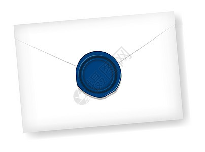 字母和密封蜡矢量插图设计空间在 wa 的中心秘密徽章文档古董证书邮票安全保险海豹邮件图片