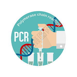 PCR 聚合酶链反应测试圈横幅插图新型冠状病毒流行病生物学健康研究工作微管肺炎制药实验室暴发图片