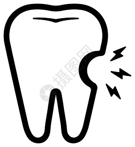 牙科护理牙齿相关图标插图敏感牙齿牙科 deca解剖学卫生凹痕美白牙医药品刷子医生卡通片牙疼图片