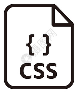 CSS 图标主要编程语言矢量图标它制作图案图片