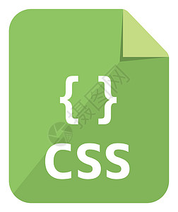 CSS 图标主要编程语言矢量图标插图颜色 versio图片