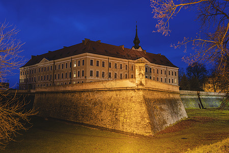 Rzeszow老城城市全景天际市中心蓝色建筑建筑学景观旅行地标图片