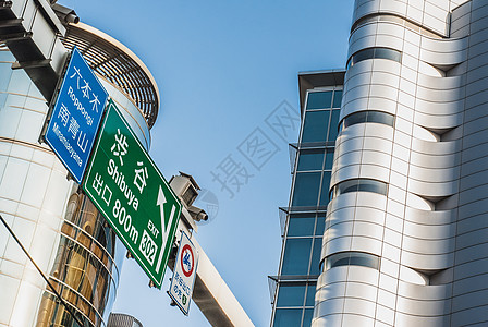 东京涉谷县的摩天大楼和商营楼城市中心传统市中心旅游天空活动商业市民案件图片