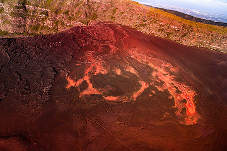 帕斯法国留尼汪岛 佛罗奈斯火山沙漠火山口炉顶火山背景