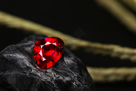 红宝石美容片奢华珠宝玻璃蓝宝石蓝色财富宝藏钻石岩石美丽图片