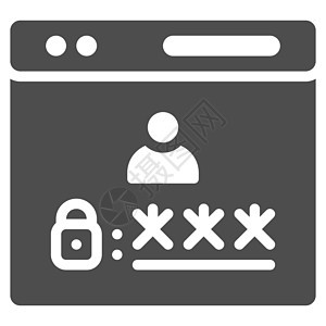 登录图标设计字形样式隐私互联网密码化身插图电脑安全日志网站帐户图片