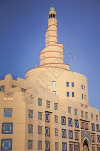 多哈法纳尔清真寺建筑学晴天天际景观日落建筑地标街道首都城市图片
