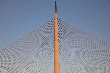 贝尔格莱德建筑群房子天空全景建筑日落蓝色景观街道天际地标图片